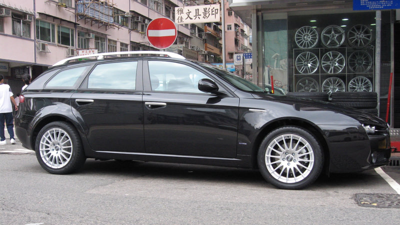 alfa romeo 159 and OZ Racing Superturismo GT wheels and wheels hk and 呔鈴
