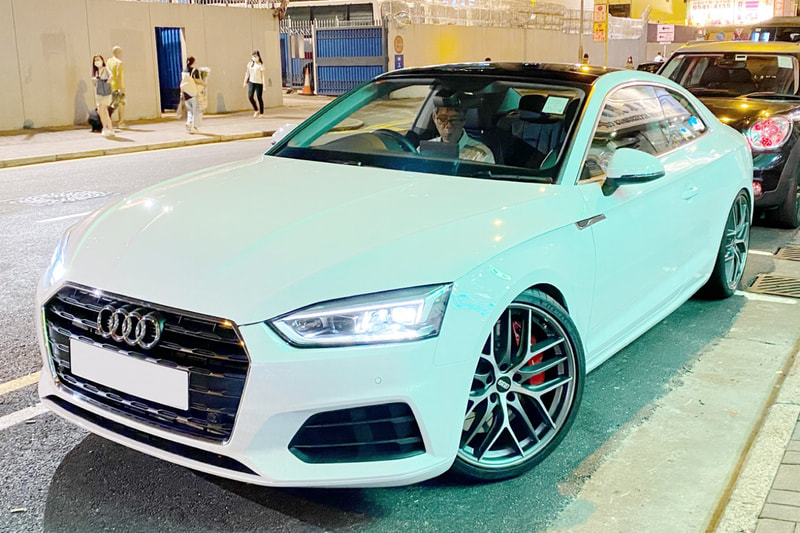 Audi A5 and BBS CCR Wheels and wheels hk and tyre shop and michelin Ps4s tyres