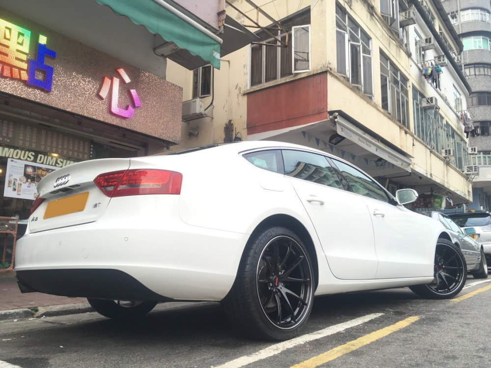 Audi A5 and RAYS G25 Wheels and wheels hk and 呔鈴