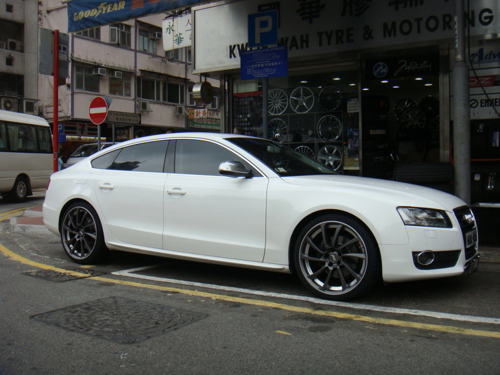 Audi A5 and ABT Sportline DR wheels and wheels hk and 呔鈴