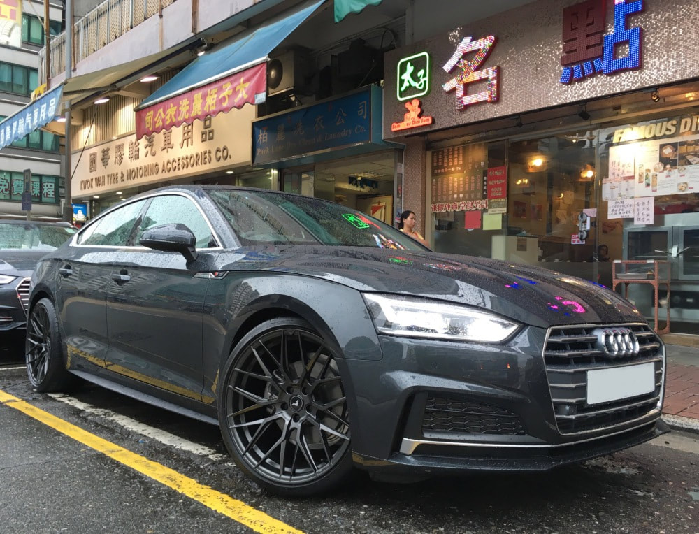 Audi A5 and vorsteiner wheels vff107 and wheels hk and 呔鈴