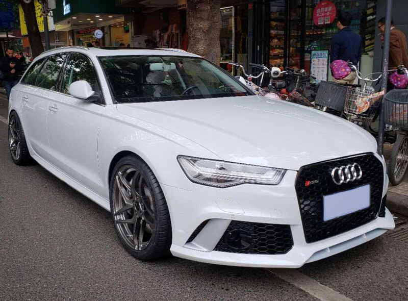 Audi A6 and Breyton Magnetite Wheels and wheels hk and 呔鈴