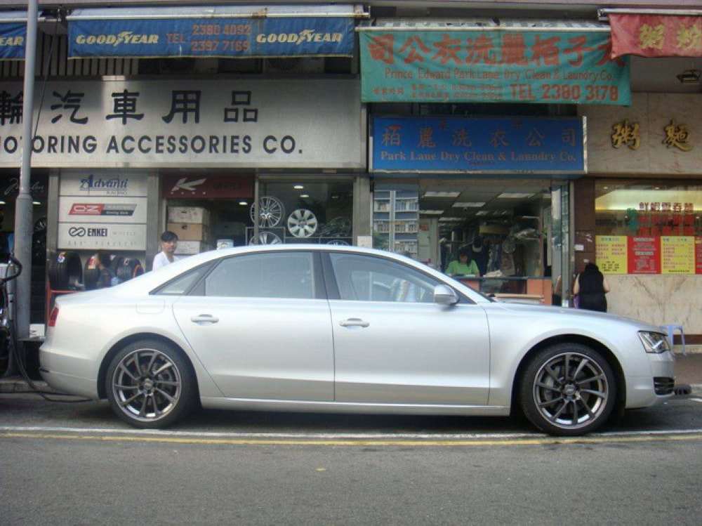 Audi A8 and ABT Sportsline DR wheels and wheels hk and 呔鈴