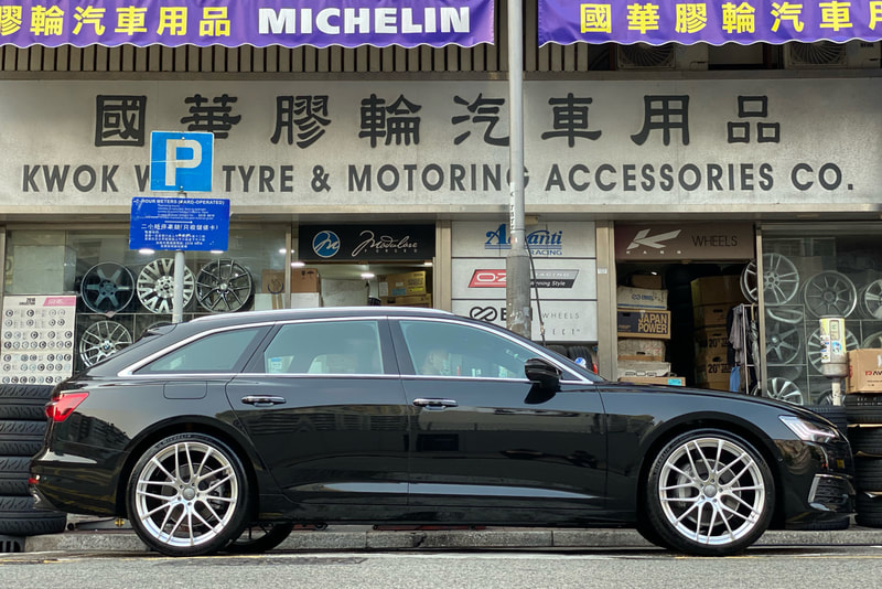 Audi C8 A6 and Breyton Wheels Fascinate and wheels hk and 呔鈴