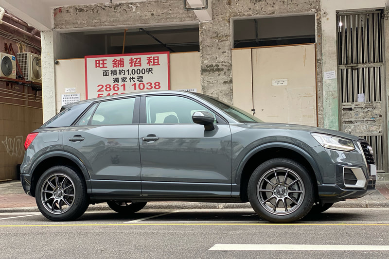 Audi Q2 and OZ Racing Hyper GT Wheels and Wheels hk and tyre shop hk and 呔鈴