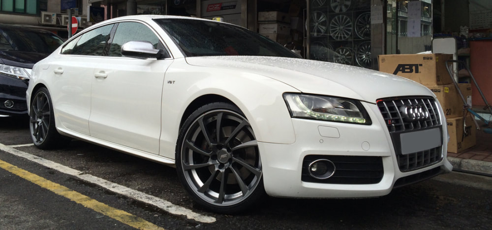 Audi S5 and ABT DR Wheels and wheels hk and 呔鈴