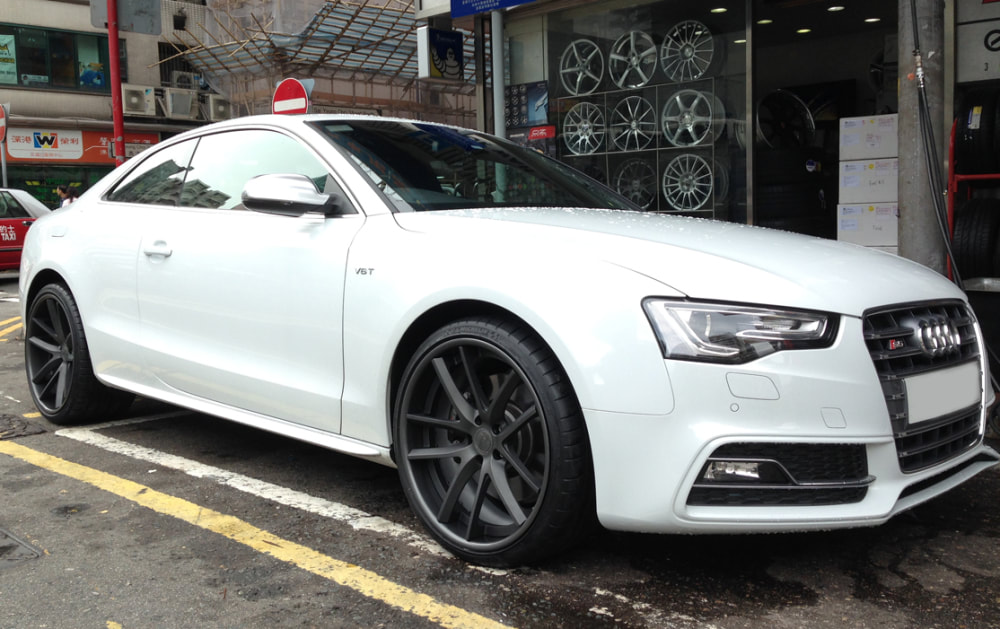Audi S5 and Modulare Wheels C30-DC and wheels hk and 呔鈴