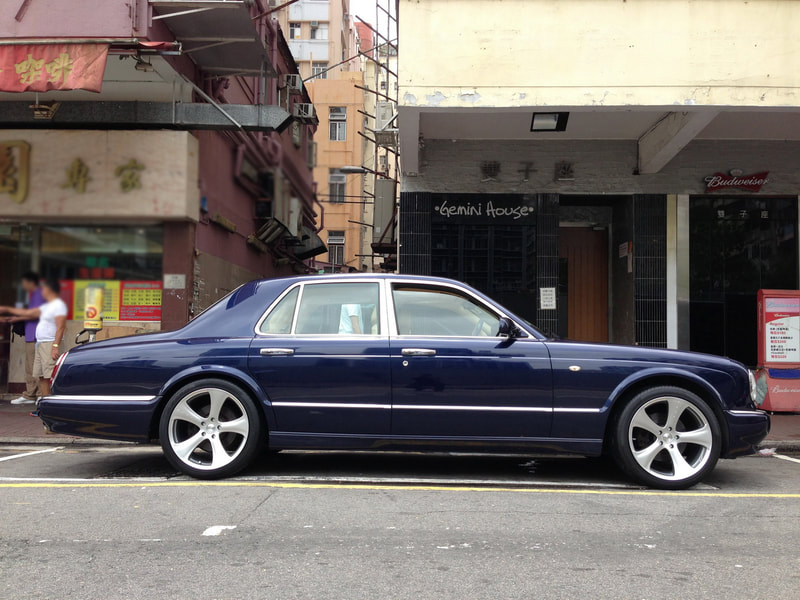 Bentley Arnage and Kahn Design Wheels RSC and 呔鈴 and wheels hk