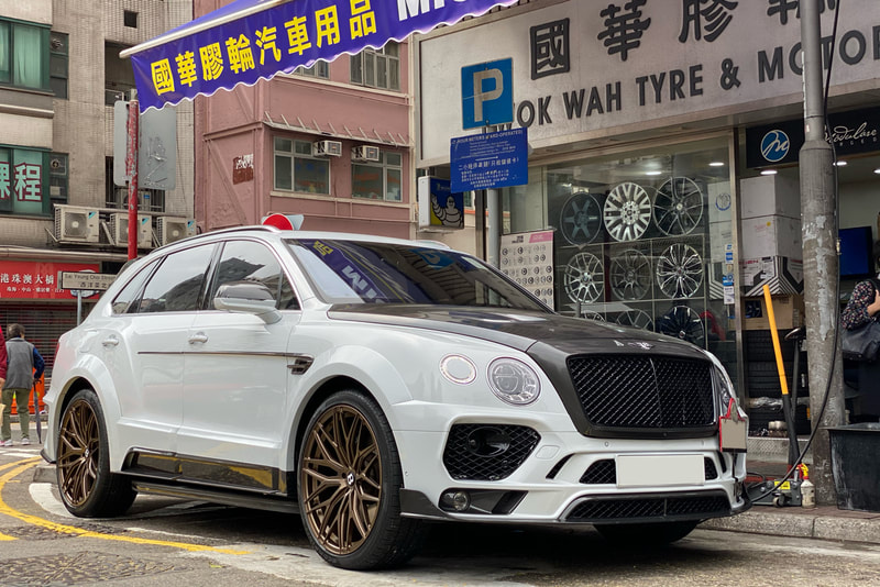Bentley Bentayga and Modulare Wheels B40 and wheels hk and tyre shop hk and 呔鈴