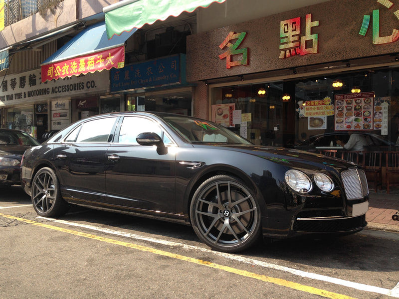 Bentley Continental GT and Modulare Wheels B18 and 呔鈴 and wheels hk