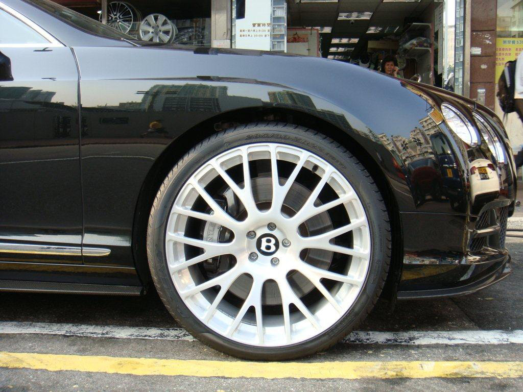 Bentley Continental GT and Modulare Wheels B24 and 呔鈴 and wheels hk