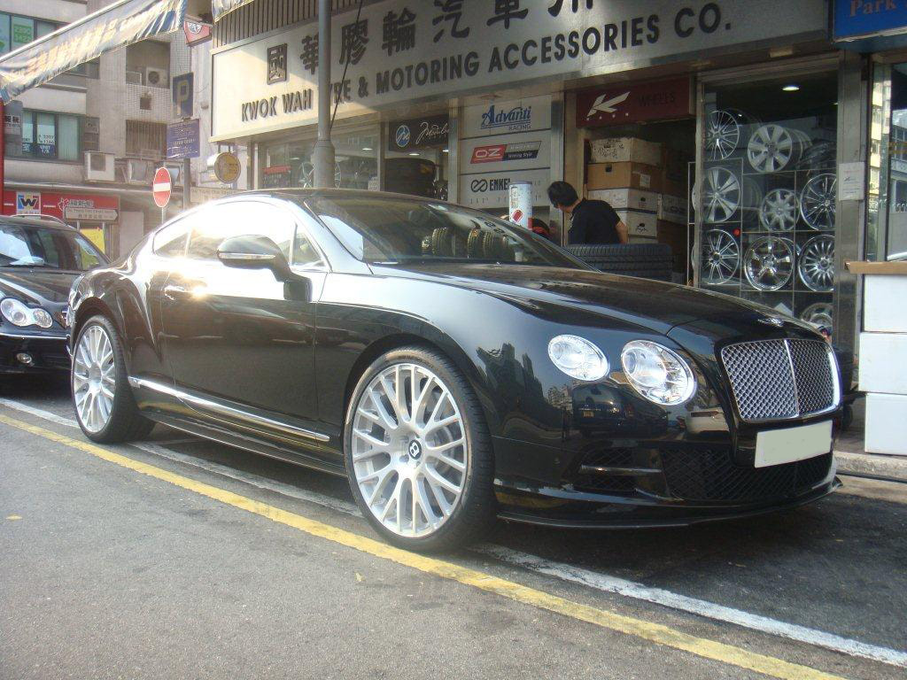 Bentley Continental GT and Modulare Wheels B24 and 呔鈴
