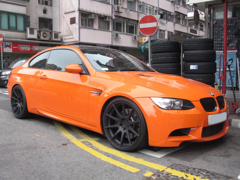 BMW E92 M3 and ADV1 10.1 wheels and wheels hk and 呔鈴