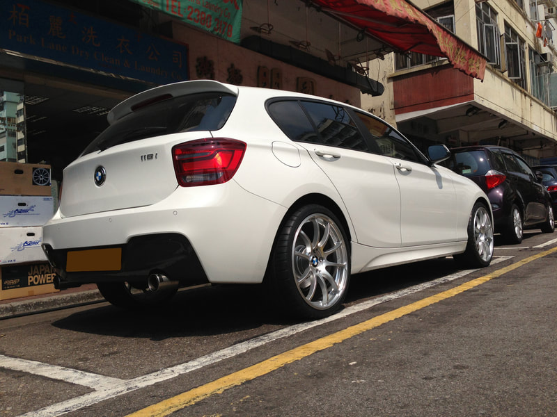BMW F20 and ADVAN RZ Wheels and 呔鈴