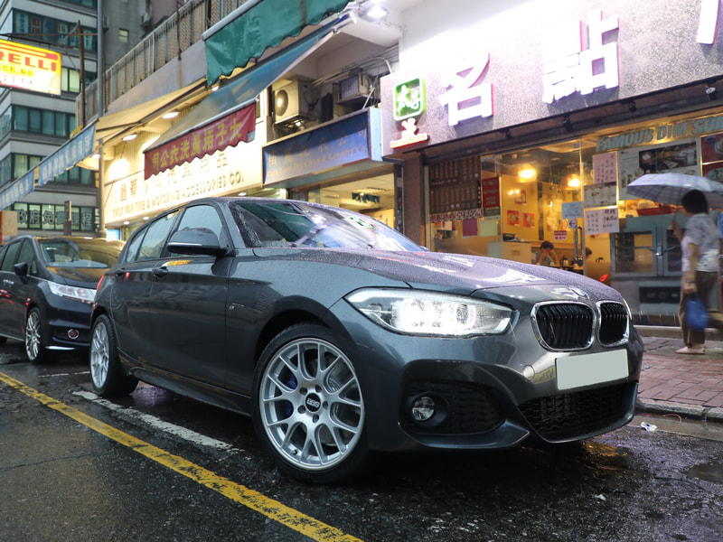 BMW F20 1 Series and BBS CHR Wheels and 呔鈴 and wheels hk