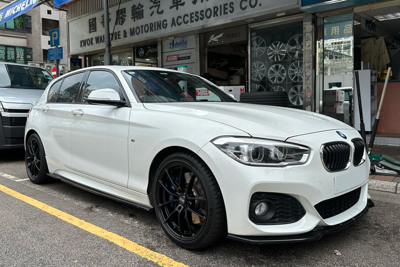 BMW F20 1 Series and OZ Racing Leggera Wheels and tyre shop hk and Michelin PS5 tyre and 呔鈴 and bmw 1 鈴