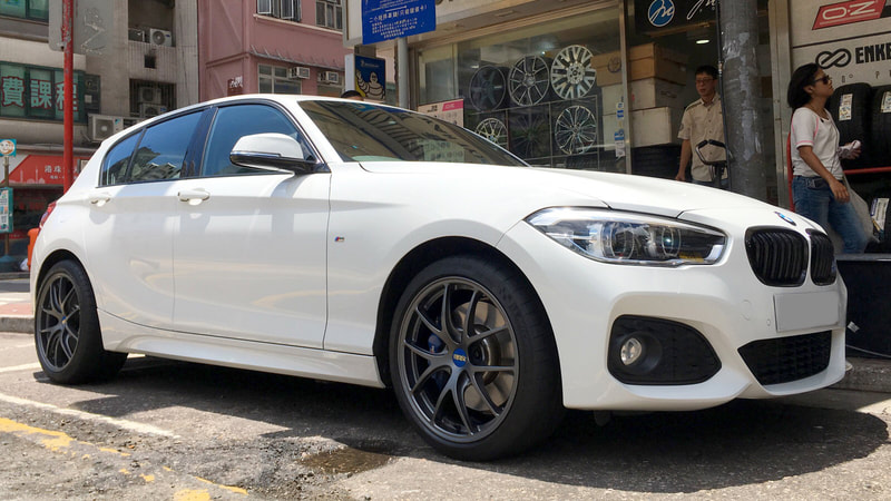 BMW F20 120i and BBS RIA Wheels and wheels hk and 呔鈴