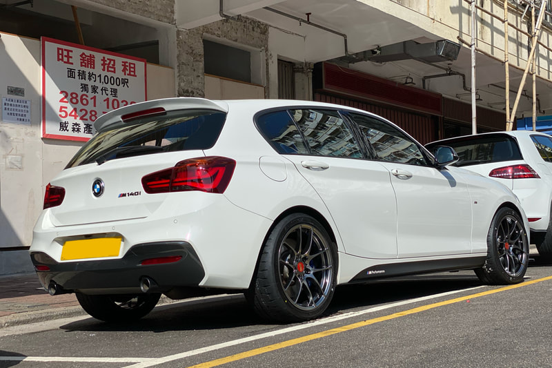 BMW F20 1 Series m140i and BBS RF Wheels and wheels shop hk and tyre shop hk and 呔鈴