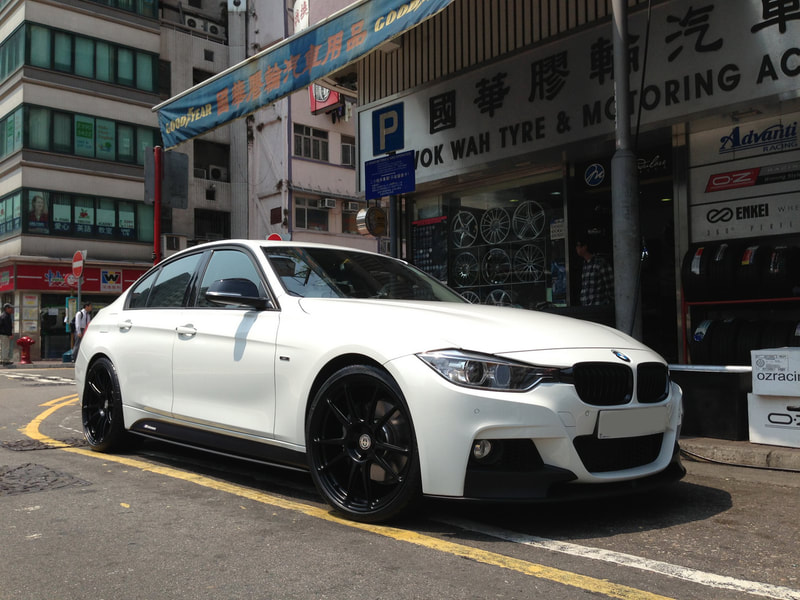 BMW F30 and HRE P43SC Wheels and 呔鈴
