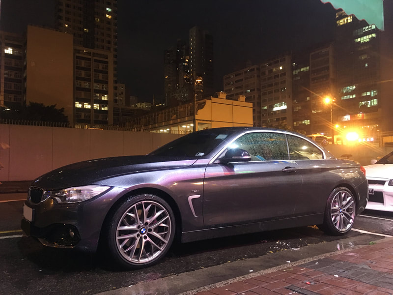 BMW F32 4 series and bmw wheels 465 and wheels hk and 呔鈴 