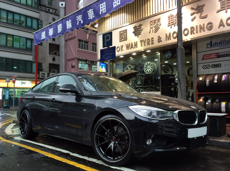 BMW F34 3 GT Gran Turismo and RAYS Volk Racing G25 Wheels and wheels hk and 呔鈴