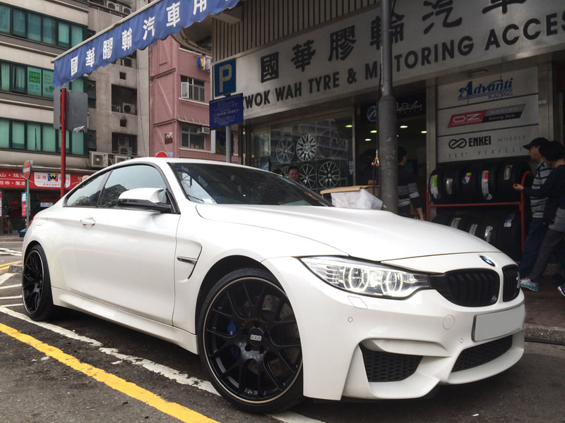bmw f82 m4 and bbs chr wheels and 呔鈴 and wheels hk