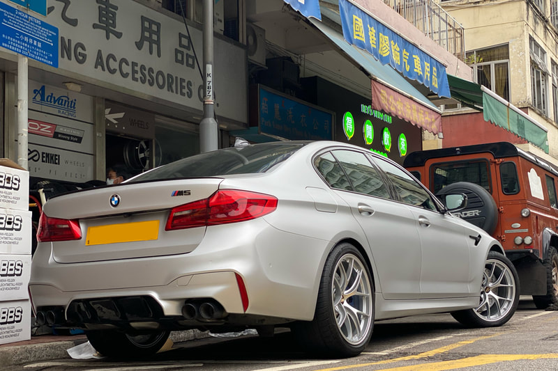 BMW F90 M5 and BBS RID Wheels and tyre shop hk and Bridgestone Potenza Sport tyre and 呔鈴