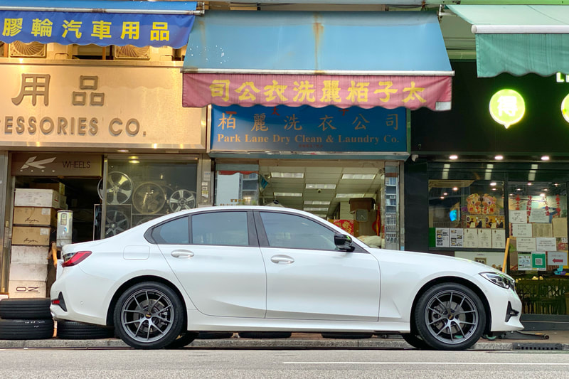 BMW G20 3 Series 320i and BBS RIA Wheels and tyre shop hk and Goodyear F1A5 tyre hk and 呔鈴