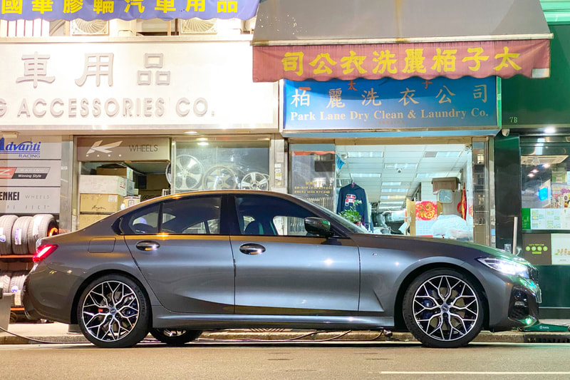 BMW G20 3 Series 320i and Vossen Hybrid Forged HF2 HF-2 Wheels and tyre shop hk and wheel shop hk and michelin ps4s tyre and 車軨 and 呔鈴