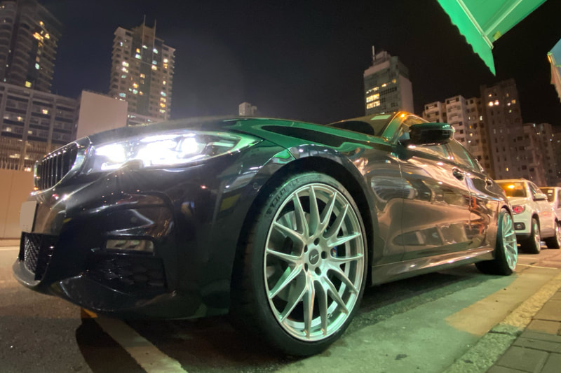 BMW G20 3 Series and Breyton Race GTX Wheels and wheels hk and tyre shop hk and 呔鈴 and michelin pilot sport 4s tyres