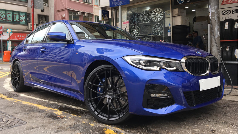 BMW G20 330i and Breyton Fascinate Wheels and wheels hk and 呔鈴