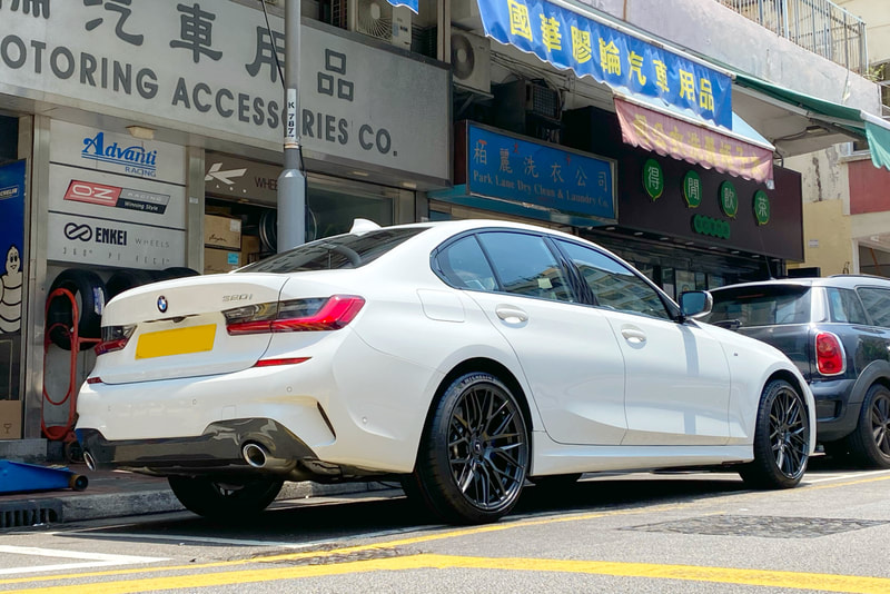BMW G20 3 Series 320i and Vorsteiner VFF107 Wheels and tyre shop hk and wheel shop hk and michelin ps4s tyre and 呔鈴