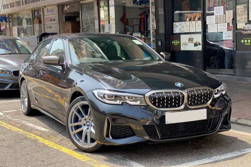 BMW G20 3 Series and Modulare Wheels B30 and wheels hk and 呔鈴