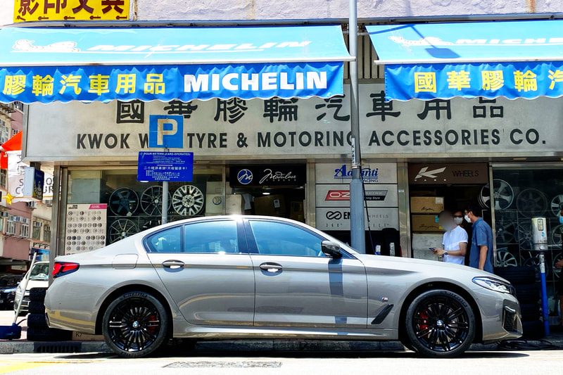 BMW G30 5 Series and BMW 664M Wheels and wheels hk and 呔鈴