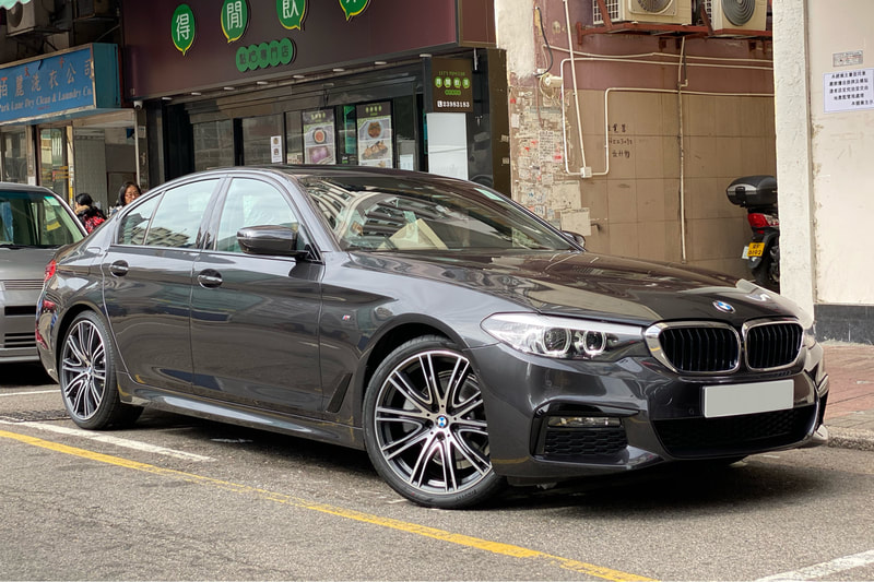 BMW G30 5 Series and BMW 759i Wheels and tyre shop hk and Pirelli tyre and 輪胎店