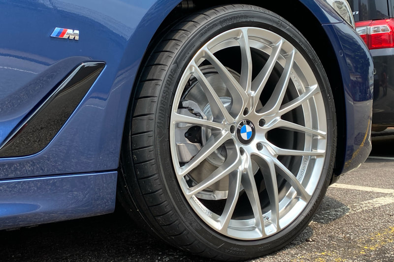 BMW G30 5 Series 520i and Breyton Fascinate Wheels and Bridgestone potenza Sport tyre and tyre shop hk and felgen and 輪胎店