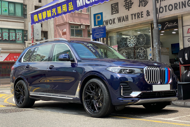 BMW G07 X7 and Modulare Wheels B39 and wheels hk and 呔鈴 and pirelli pzero pz4 tyres and 鍛鈴