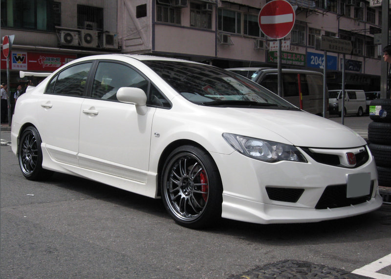 Honda FK2 CIVIC Type R and RAYS Volk Racing RE30 Wheels and 呔鈴 and wheels hk