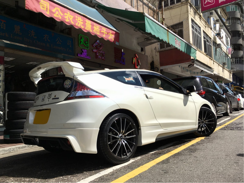 Honda CRZ and RAYS Gram Lights XMA Wheels and 呔鈴 and wheels hk