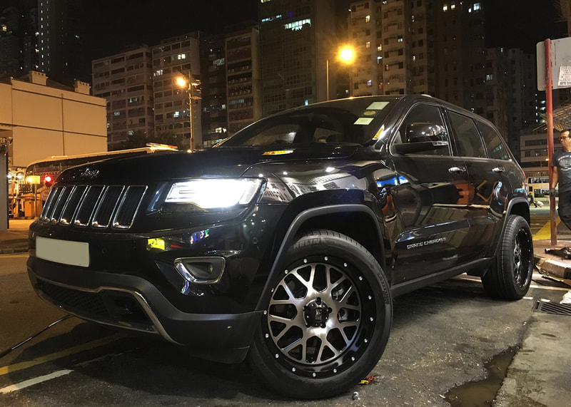 Jeep Grand Cherokee and XD XD820 Grenade Wheels and tyre shop hk