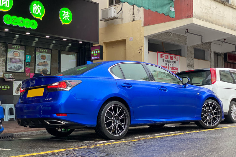 Lexus GS300 with RAYS Wheels 57 BNA 國華膠輪 Kwok Wah Tyre HK