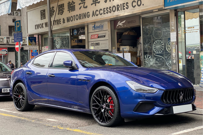 Maserati Ghibli and TWS Forged Wheels EXspur RN1+udm and wheels hk and 呔鈴