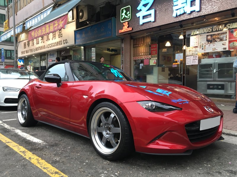 Mazda mx5 mx-5 and rays te37v wheels and tyre shop hk and 車軨 and マツダ