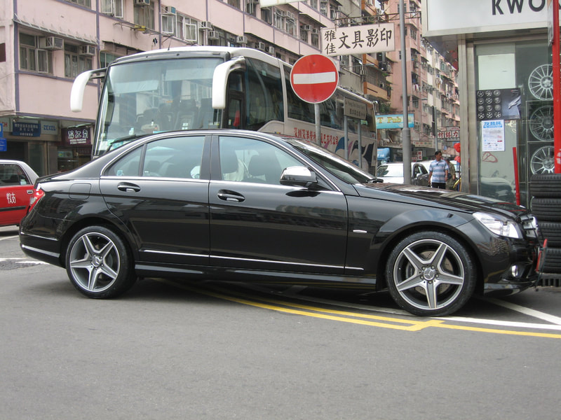 Mercedes Benz W204 and AMG Wheels and 呔鈴
