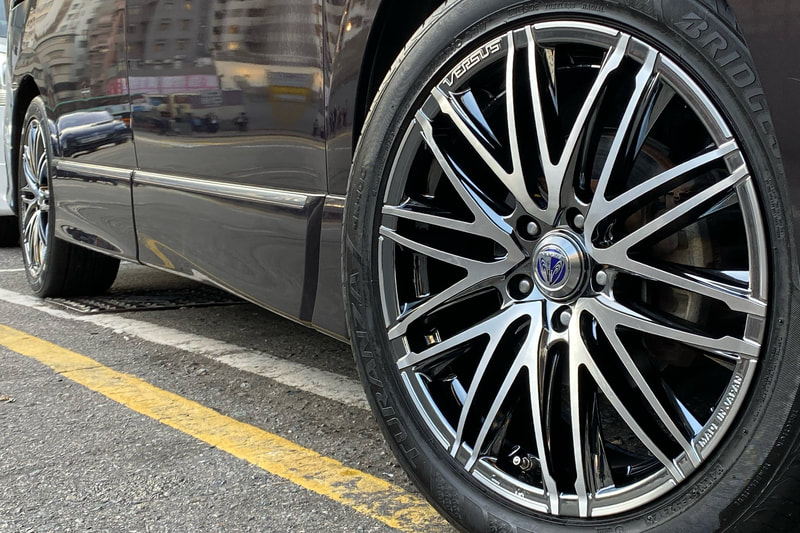 Nissan Elgrand and RAYS Versus Valore Wheels and wheels hk and 呔鈴