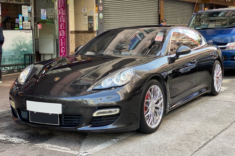Porsche 970 Panamera and Modulare Wheels B40 and wheels hk and tyre shop hk and 呔鈴 and michelin pilot super sport tyres