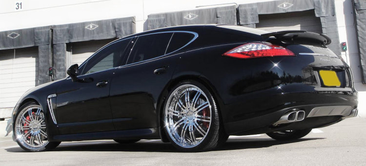 Porsche Panamera and Modulare Wheels M13 and 呔鈴 and wheels hk