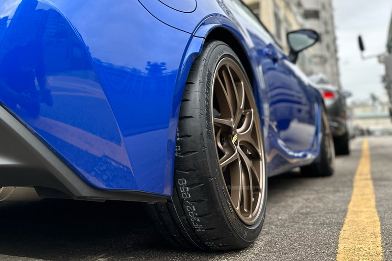 Subaru BRZ and BBS RIA Wheels and bridgestone RE71rs tyre and tyre shop hk and スバル BRZ