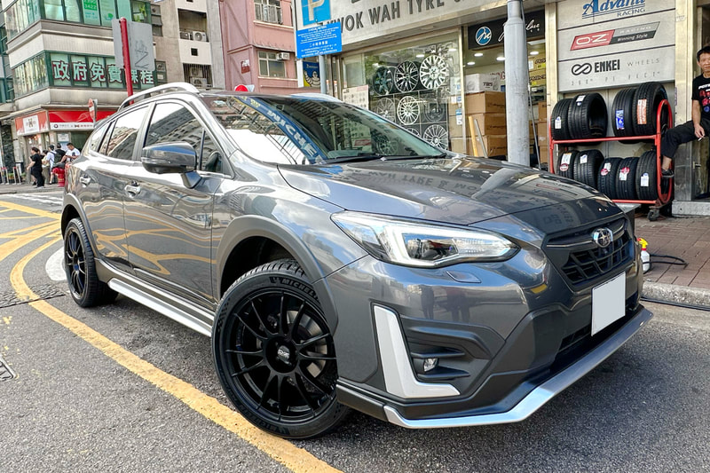 Subaru XV and OZ Racing Ultraleggera Wheels and Michelin Pilot Sport 5 tyre and tyre shop hk and 輪胎店