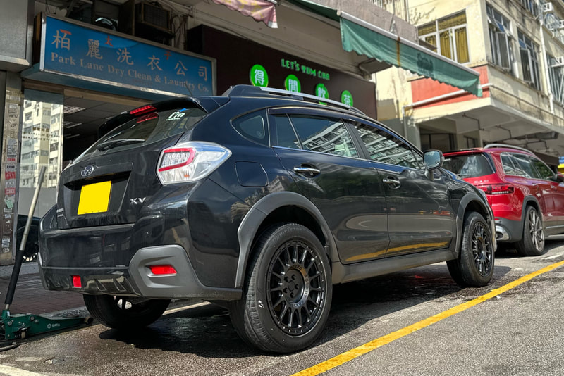 Subaru XV Crosstrek and Black Rhino Sandstorm Wheels and 輪胎店 and tyre shop hk